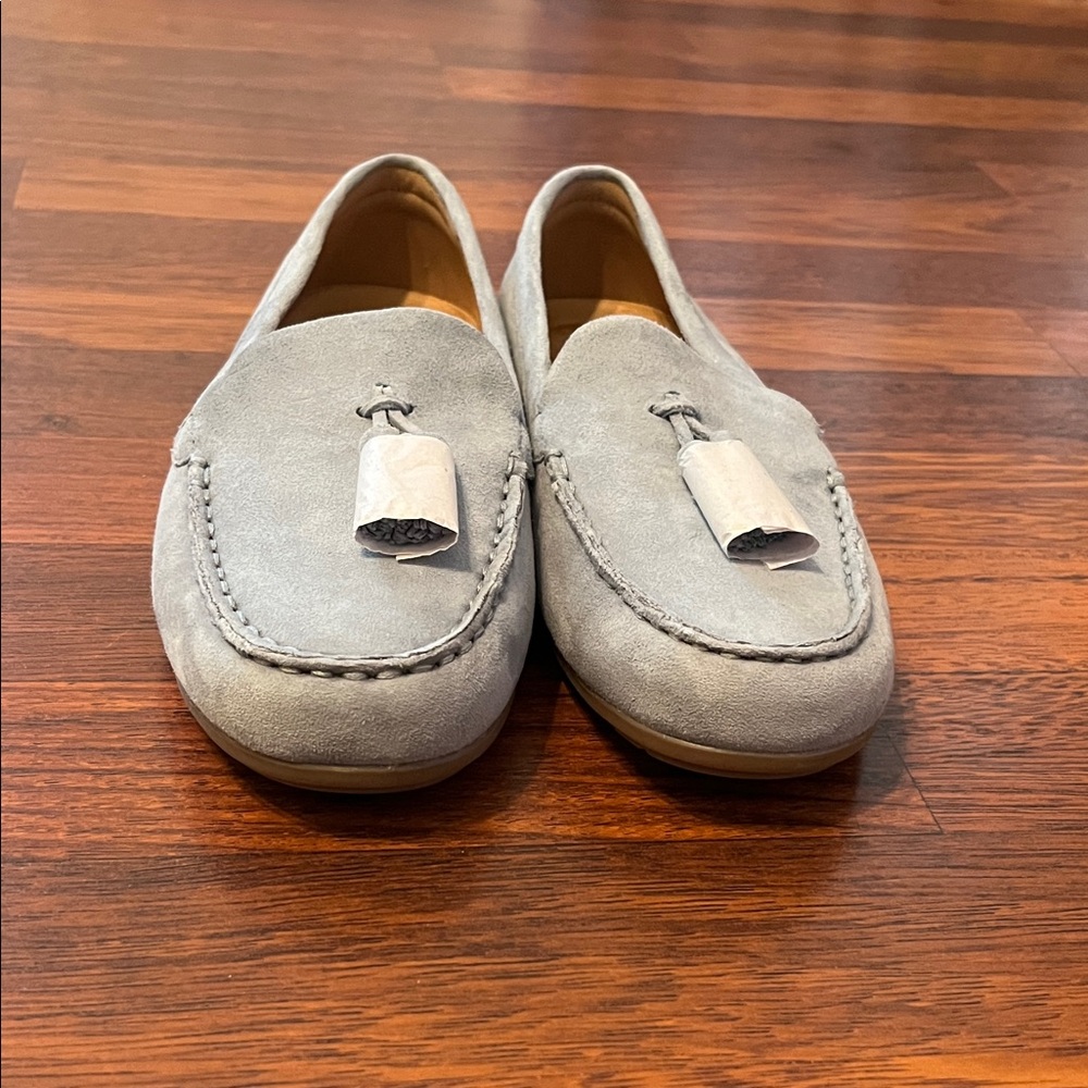 Easy Spirit Blue Suede Joandra Women’s Loafers - Picture 4 of 8